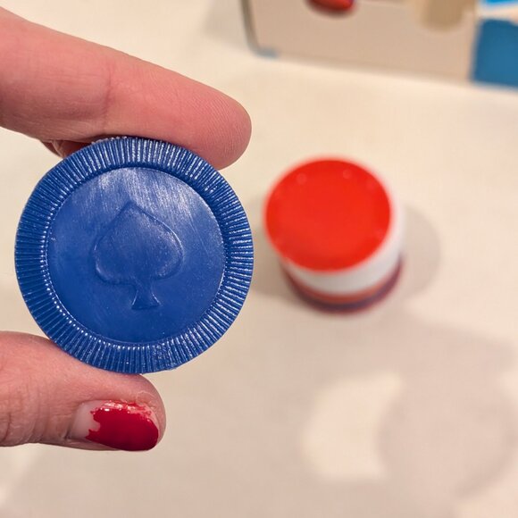 Vintage Ardsley 100 Plastic Poker Chips - Unbreakable/Washable - Picture 5 of 7